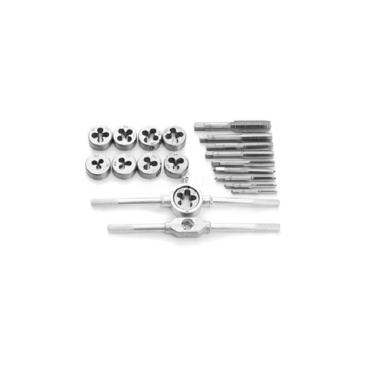 29. Bộ taro tạo ren M3 đến M12, 20 chi tiết có độ chính xác cao, ren chuẩn, siêu bền