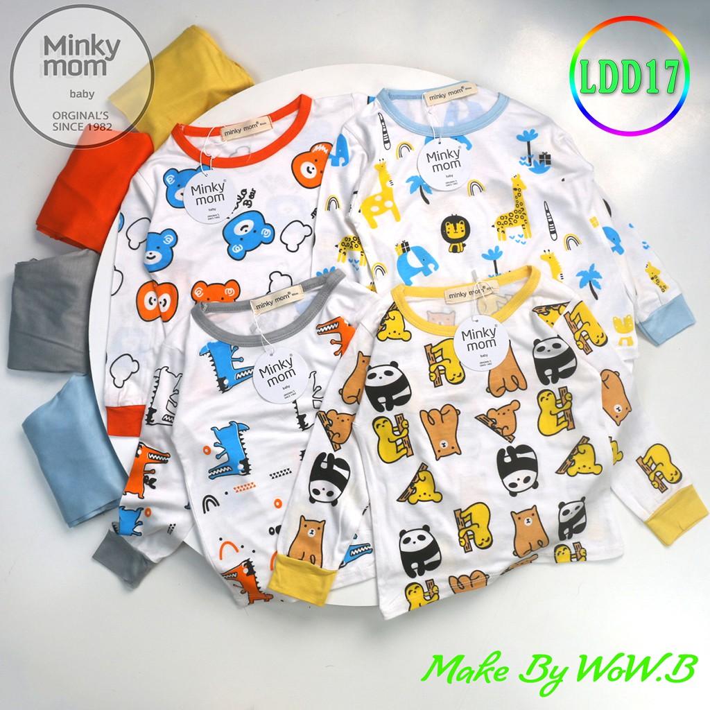 Bộ Dài Tay Cho Bé LDD17 Đồ Bộ Thun Lạnh Cao Cấp Mềm Mịn Thoáng Mát Dễ Chịu, Thoải Mái Cho Bé