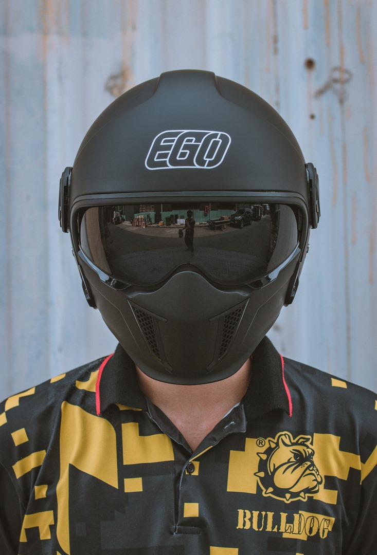 Mũ Bảo Hiểm Nguyên Đầu Đa Năng EGO E-5 - kèm mặt nạ
