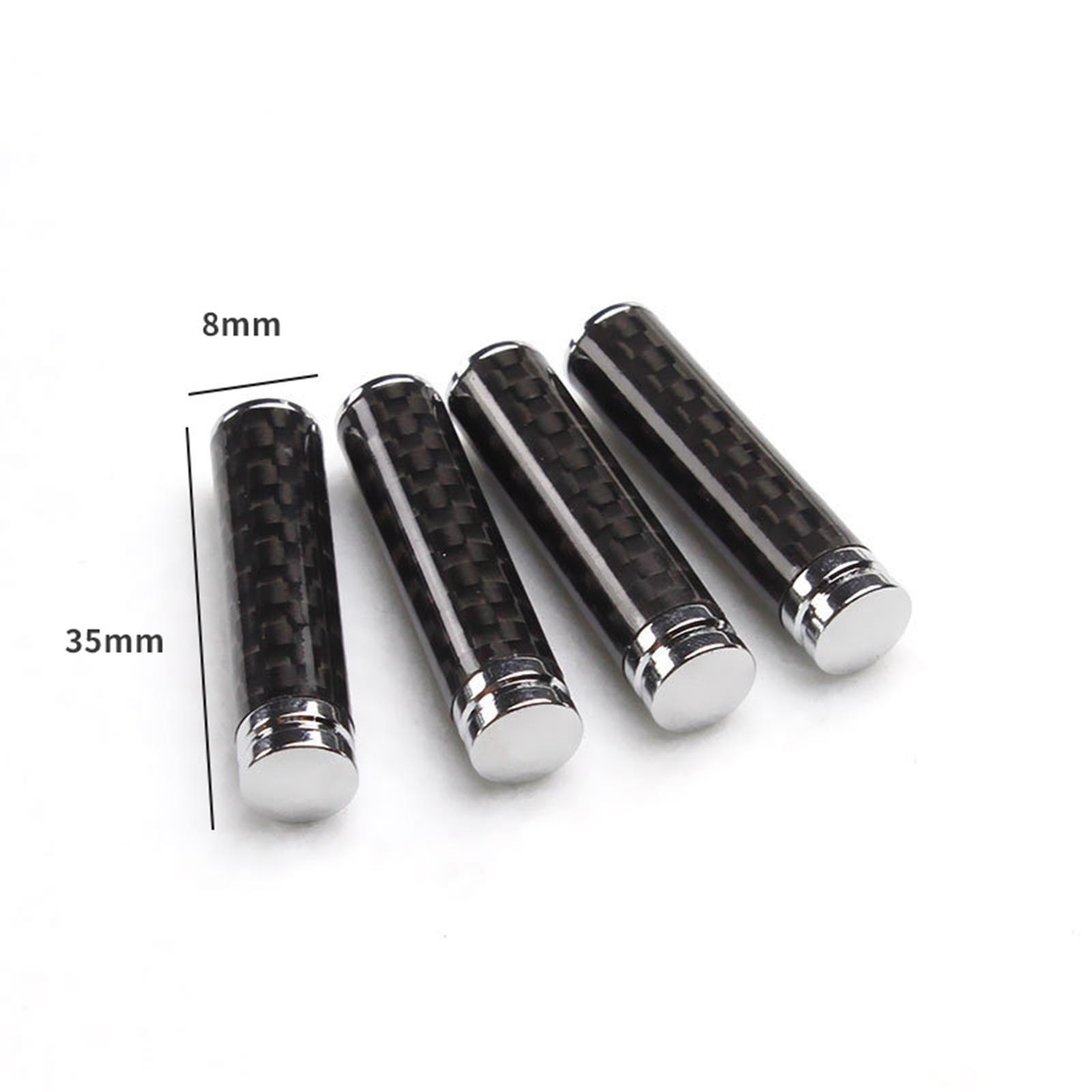 4 Pieces Car Door Lock Knobs Decorative Cover for Car Rod Bolt for Auto