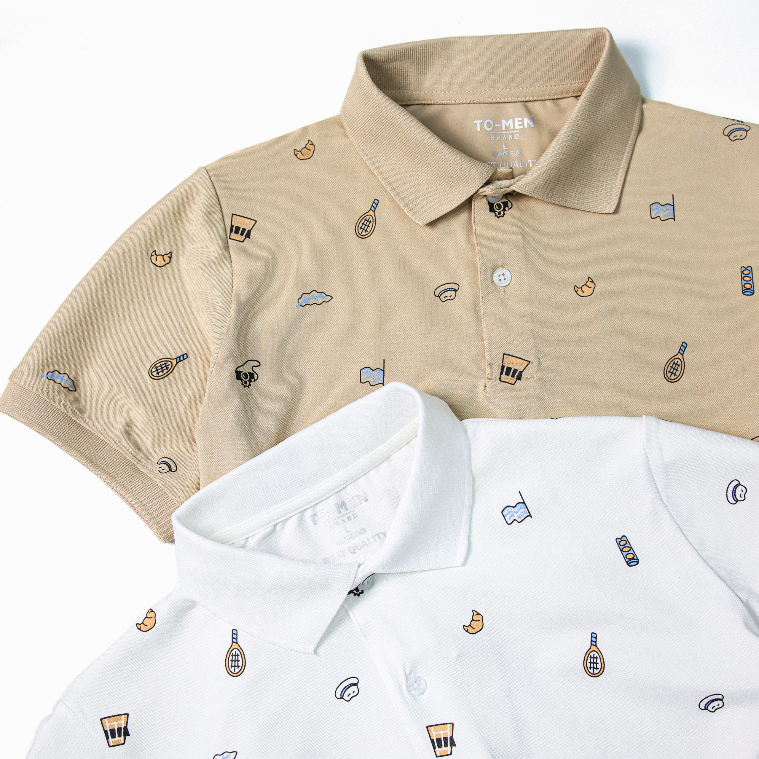 Áo thun polo nam, áo thun nam tay ngắn cổ bẻ họa tiết vải poly cá sấu co giãn 4 chiều