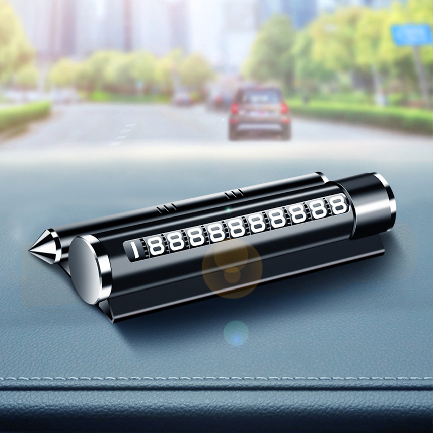 Hộp ghi số điện thoại, kiêm búa thoát hiểm và kèm sáp thơm