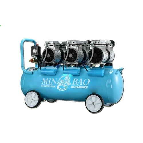 MÁY NÉN KHÍ KHÔNG DẦU (XANH) 850Wx4 MB850-4MBKD8504 MINBAO - HÀNG CHÍNH HÃNG