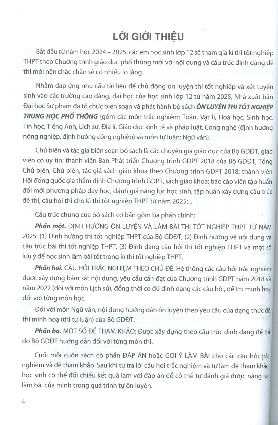 Ôn Luyện Trắc Nghiệm Thi Tốt Nghiệp Trung Học Phổ Thông (năm 2025) Môn Lịch Sử - Nguyễn Mạnh Hưởng chủ biên, Trương Thị Bích Hạnh, Lê Đăng Thành