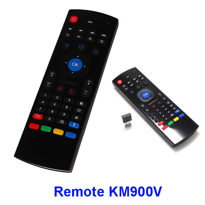 Chuột bay Air Mouse kiêm Remote KM900V tích hợp giọng nói - Hàng nhập khẩu