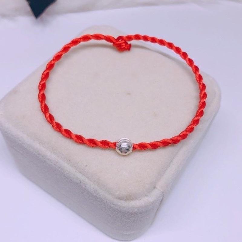Lắc tay chỉ đỏ,Vòng tay chỉ đỏ SIÊU XINH vòng tay chỉ đỏ mix bi bạc ra mang lại may mắn