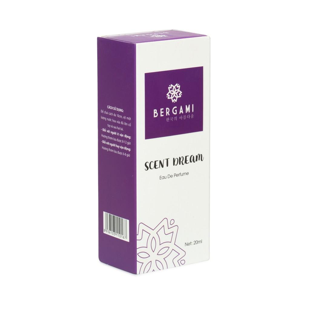 Nước Hoa Nữ BERGAMI Scent Dream- Hương Hoa Cỏ Gỗ Xạ Hương