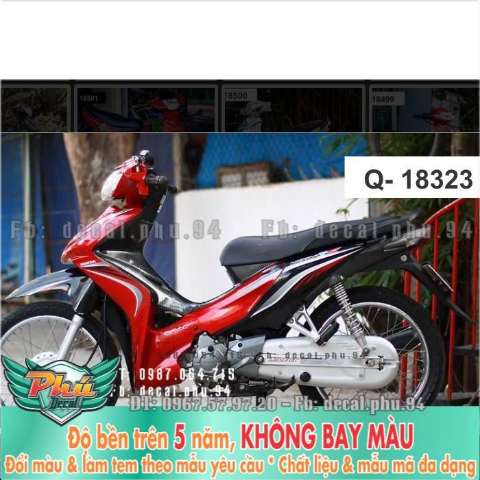 Tem rời Wave s đỏ đen B -1