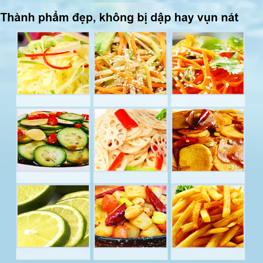 Máy thái rau củ quả công nghiệp chuyên nghiệp dùng cho nhà hàng, khách sạn thương hiệu Asaki VC65MS - Hàng nhập khẩu