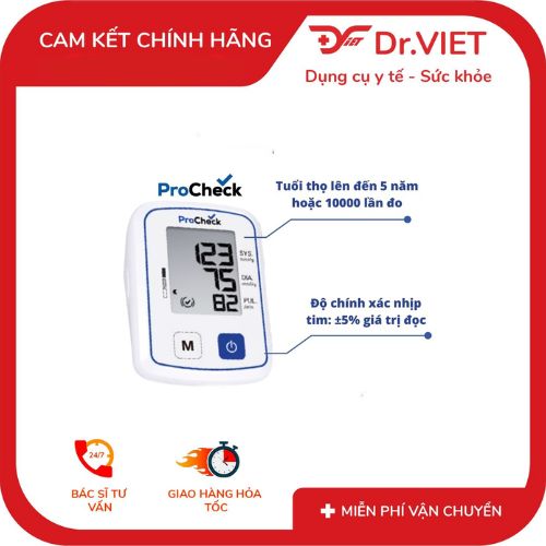 Máy đo huyết áp Procheck 3UG12P – Giải pháp theo dõi huyết áp CHUẨN XÁC – TIỆN LỢI tại nhà!