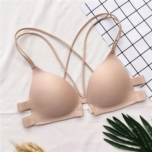 Bra Áo bra đúc su cài trước đệm bàn tay nâng ngực đẹp - Áo ngực - Áo lót - A810