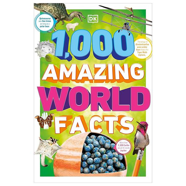 Sách ngoại văn: 1,000 Amazing World Facts
