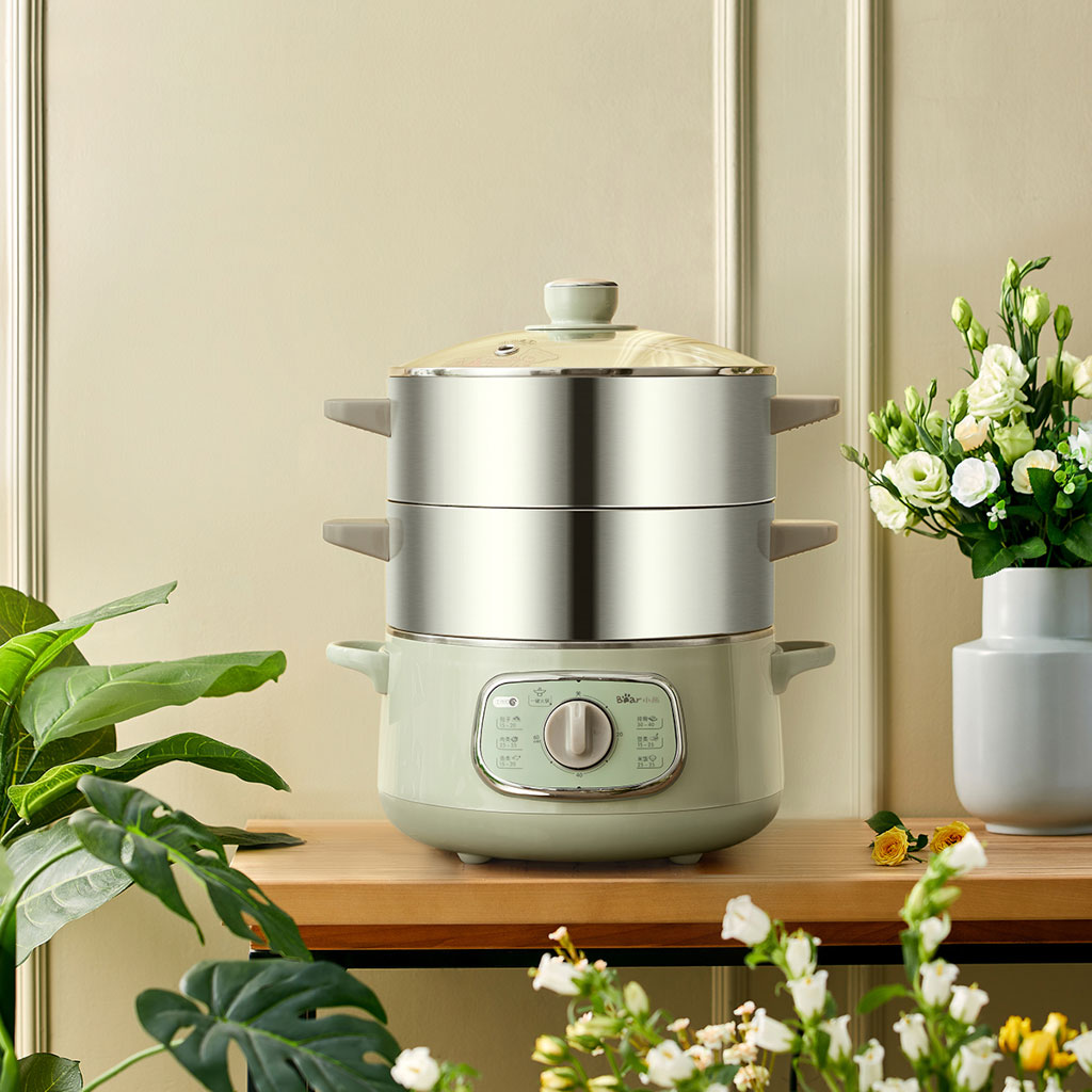 Nồi hấp và lẩu điện đa năng Bear DZG-D80G5 - Hàng chính hãng