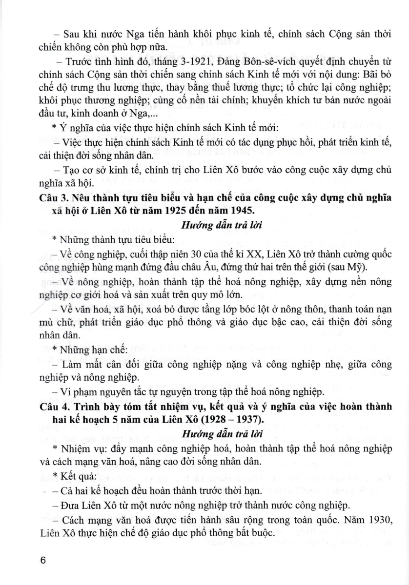Trả Lời Câu Hỏi Lịch Sử Lớp 9 - Tự Luận &amp; Trắc Nghiệm (Dùng Chung Cho Các Bộ SGK Hiện Hành) (HA)