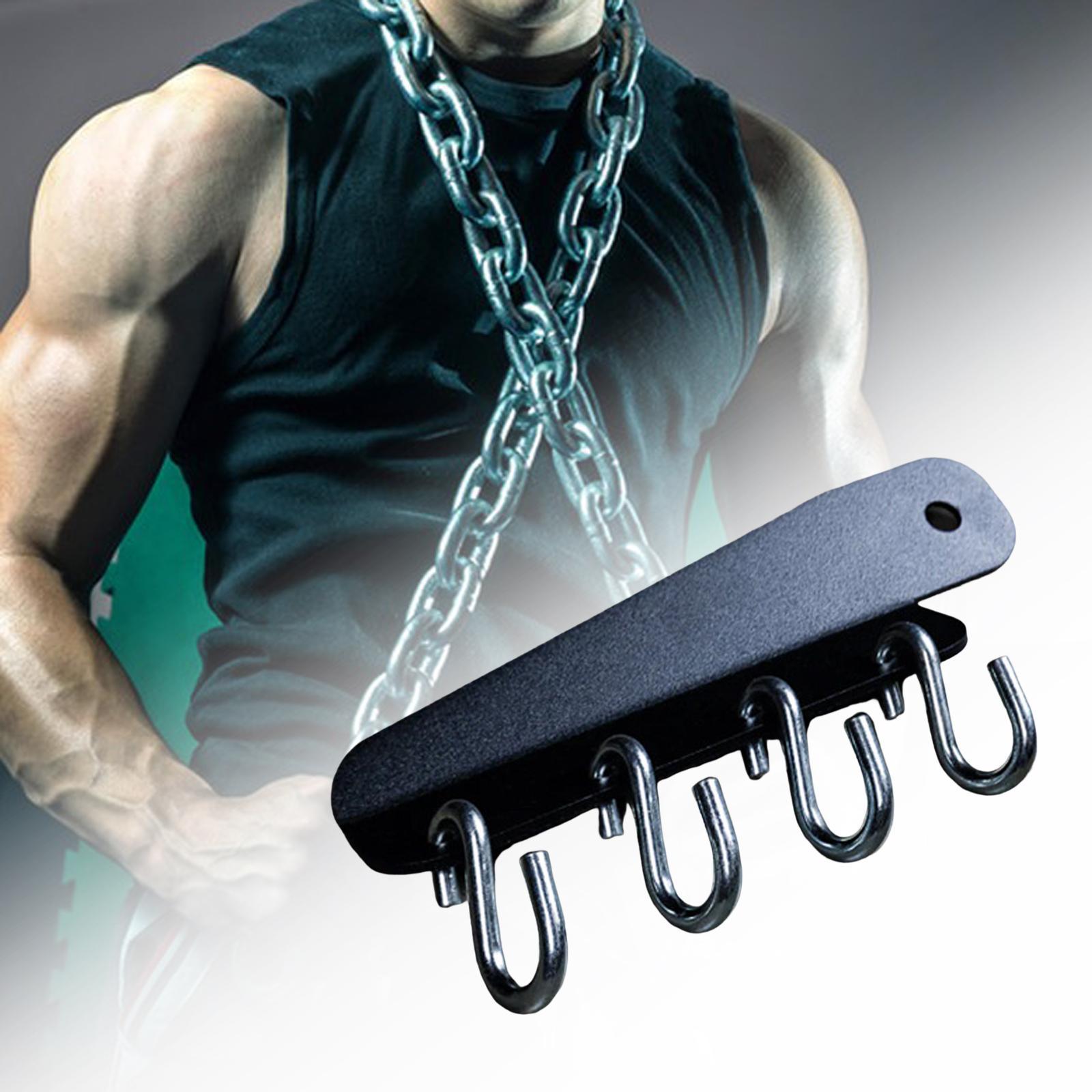 Gym Chains Rack Storage Holder Hanging Wall Mount for Fitness Exercise Bands