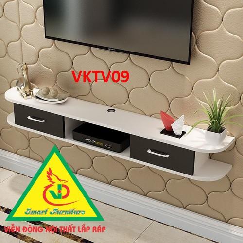 Kệ ti vi treo tường  ( KT 120x20x24cm) - Nội thất lắp ráp