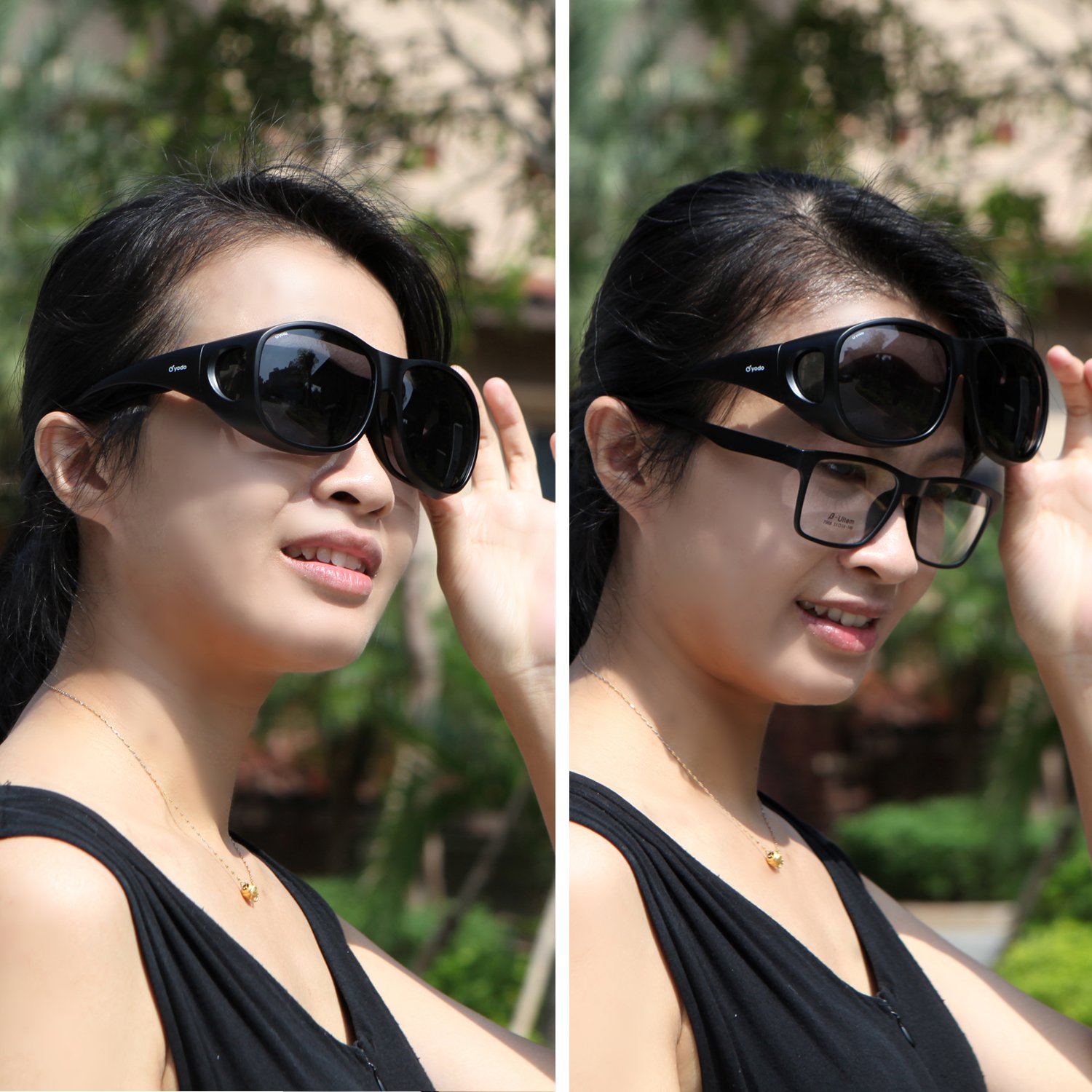 Mính chống lóa ban đêm, kính lái xe, kính đi đêm, bảo vệ mắt, mắt kính thời trang