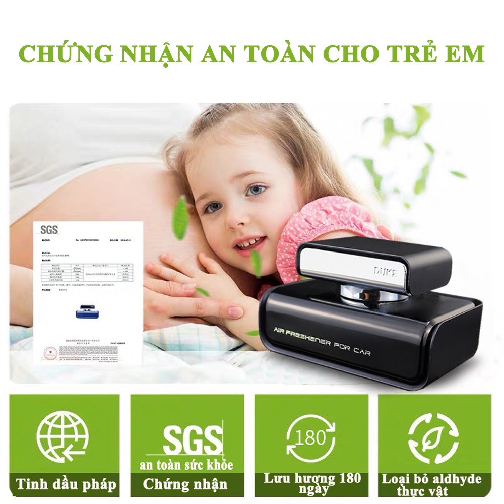 Nước hoa dầu thơm ô tô xe hơi chiết xuất hoàn toàn từ thiên nhiên khử mùi chống say xe đặt taplo