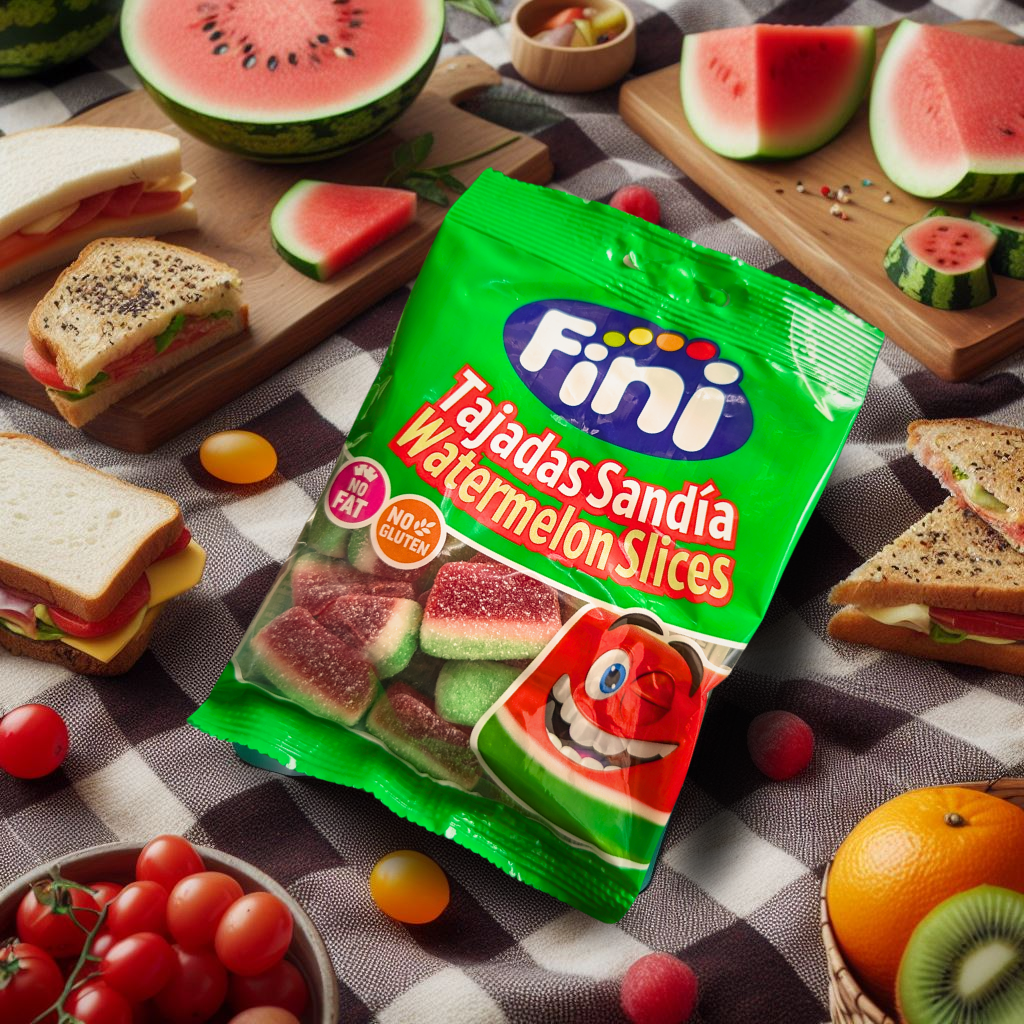 Kẹo Dẻo FINI Watermelon Slices 90g Vị Dưa Hấu