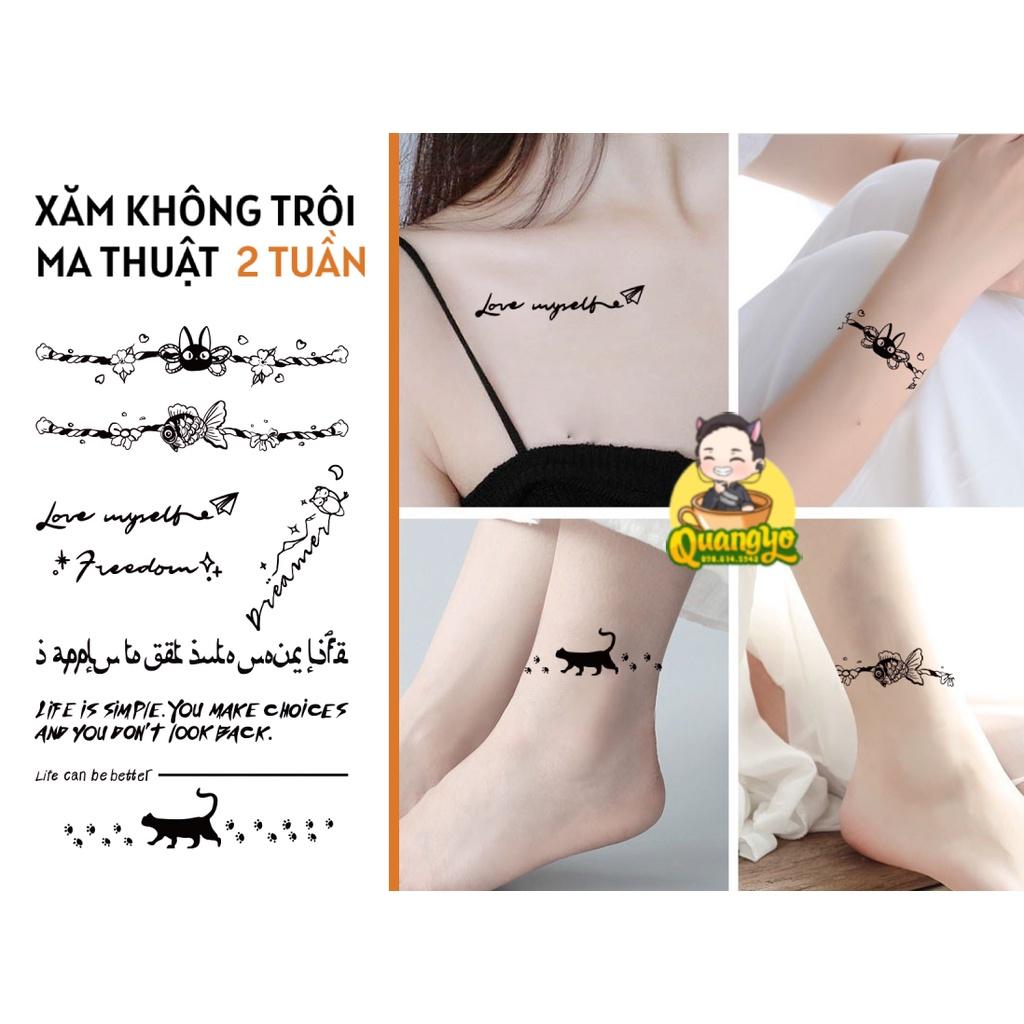 Mèo thần tài tattoo xăm nghệ thuật độc nhất vô nhị