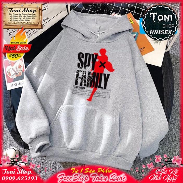ÁO HOODIE SPYxFAMILY - In Pet Siêu Bền Siêu Đẹp - Full Size Full Màu