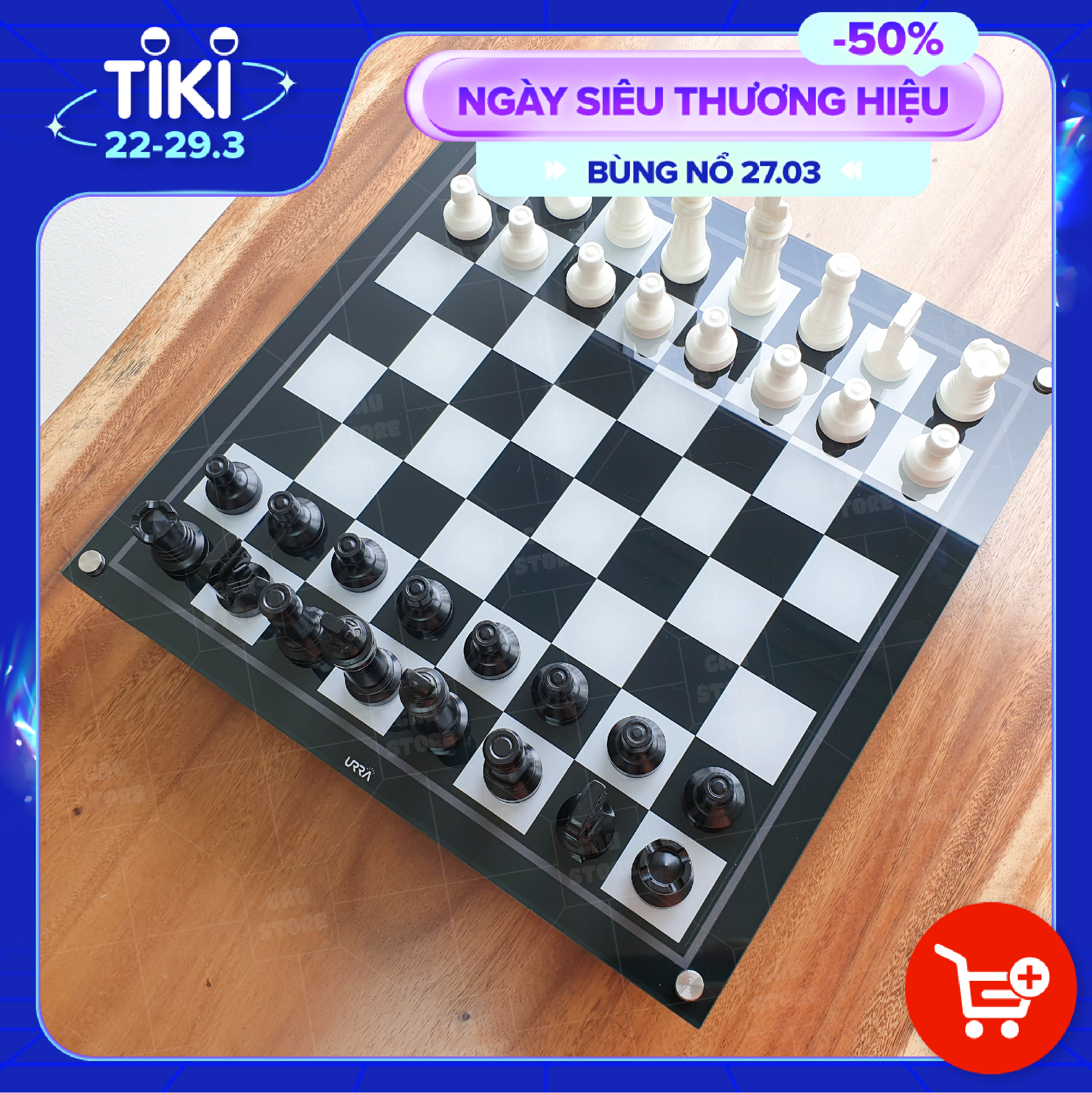 Bộ Cờ Vua Bàn Vuông B Square Chess Made in Vietnam, Đồ Chơi Trẻ Em (Handmade)