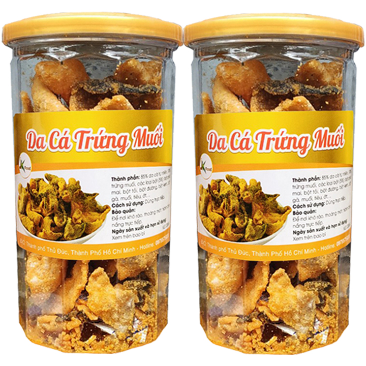 DA CÁ LẮC TRỨNG MUỐI GIÒN NGON - HŨ 200G HIỆU SK FOOD