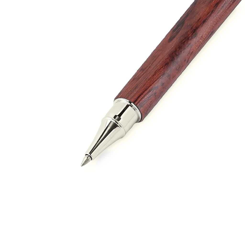 Bút Bi Nắp Bạc Vỏ Gỗ (BB02)