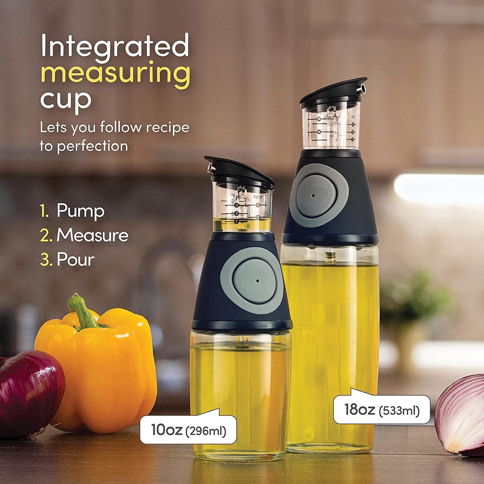 2x Oil Sprayer Dispenser, Barbecue Sprayer Mister, Olive Oil Sprayer for Roasting,Cooking