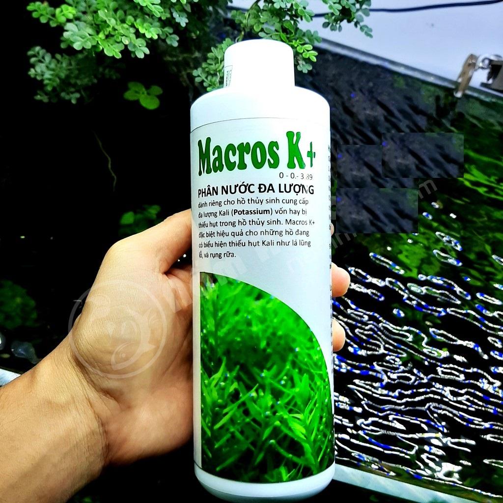 Phân nước thủy sinh cung cấp Kali Macros K+ - Phân Nước Cung Cấp Kali Cho Cây Thuỷ Sinh - Phụ kiện thủy sinh - shopleo