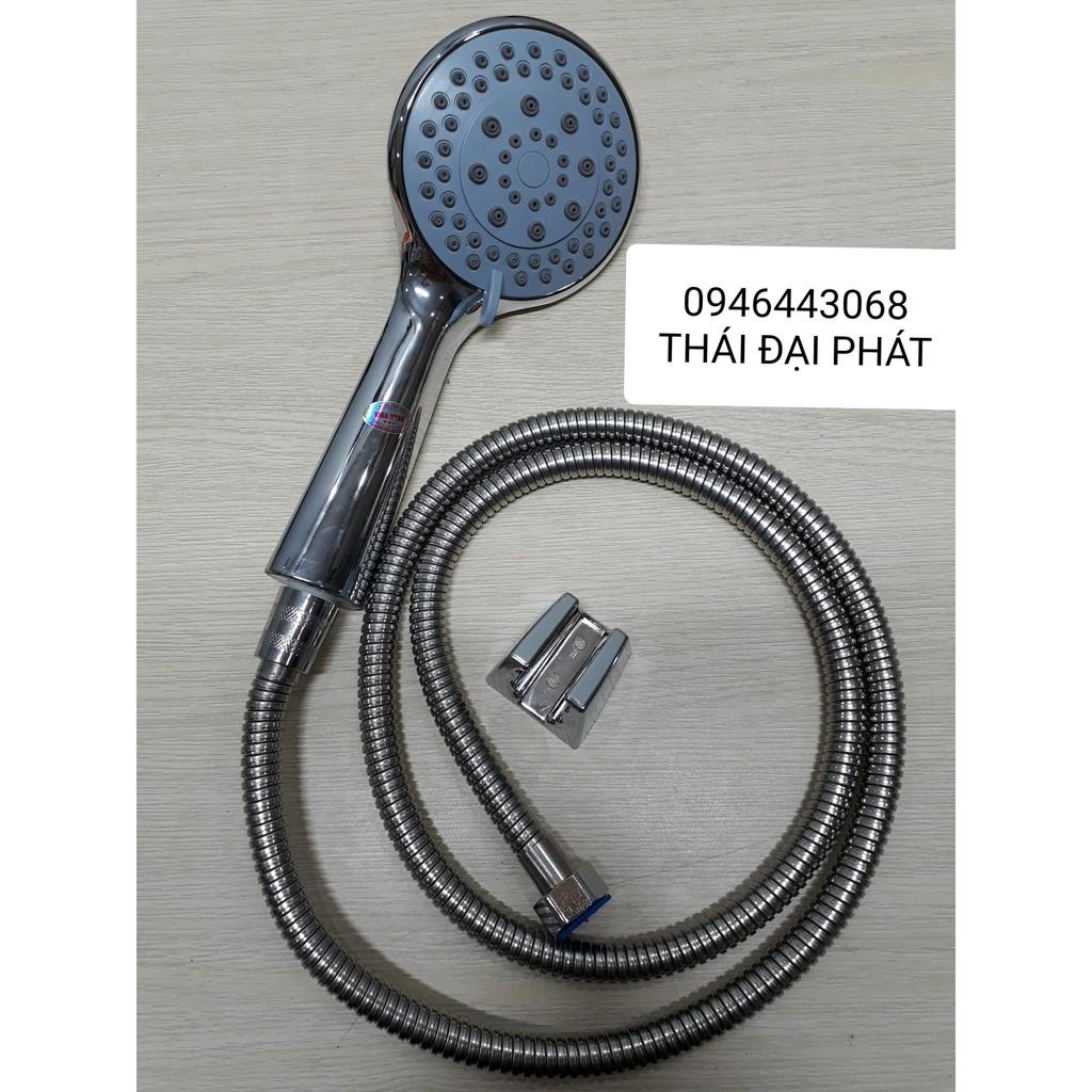 BỘ VÒI SEN TẮM CHỈNH 3 CHẾ ĐỘ - DÂY SEN INOX - TAY SEN