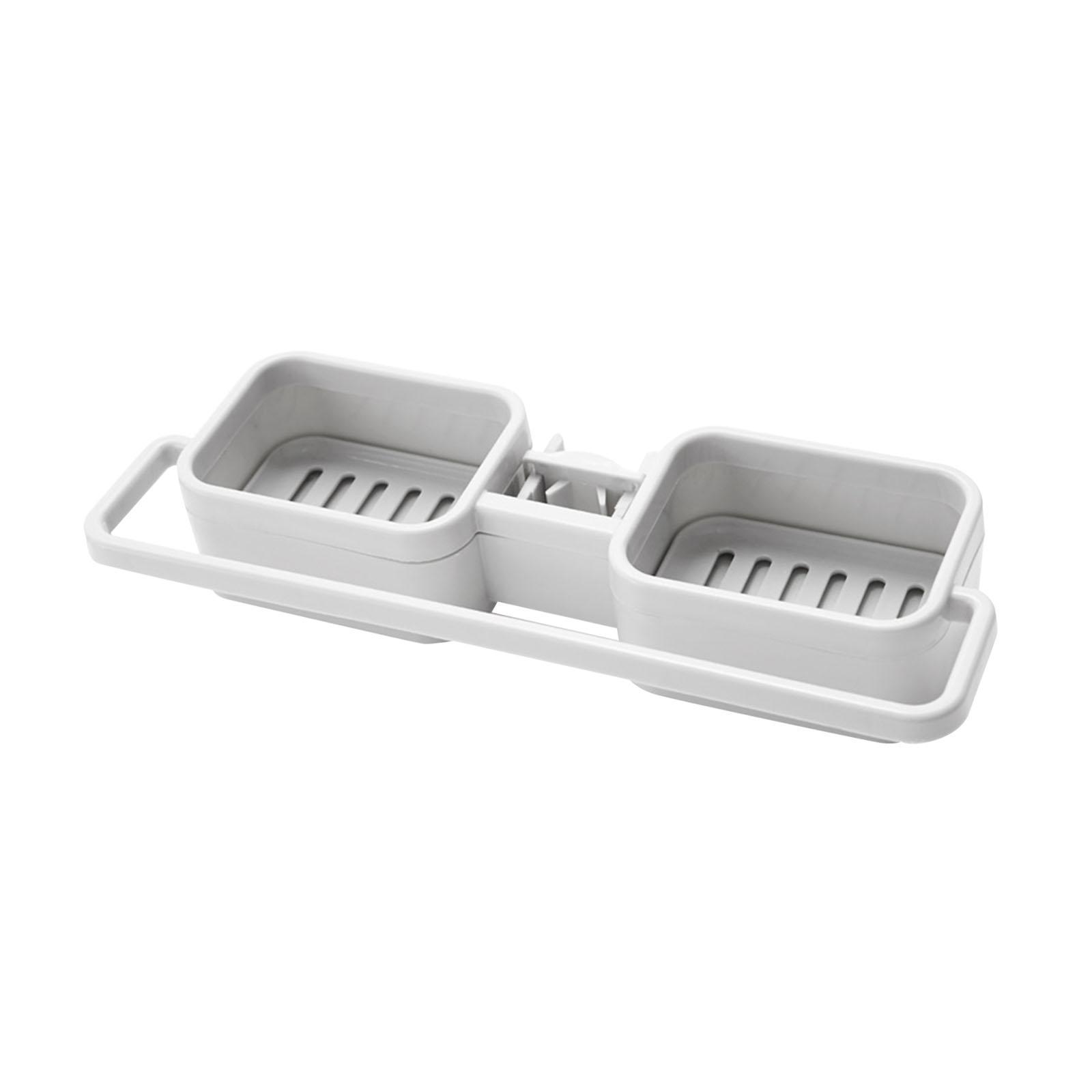 Faucet Drain Rack Sponge Dishcloth Shower Sink Storage Holder for Countertop