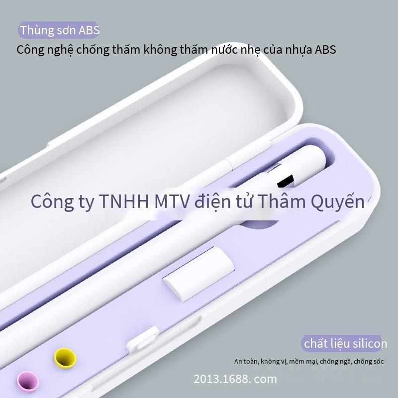 Phong cách mới nhất phù hợp với hộp lưu trữ bút chì Apple Bút điện dung thế hệ thứ hai thế hệ thứ hai của Apple ngòi bút tay áo phụ kiện bộ chuyển đổi hộp đựng bút