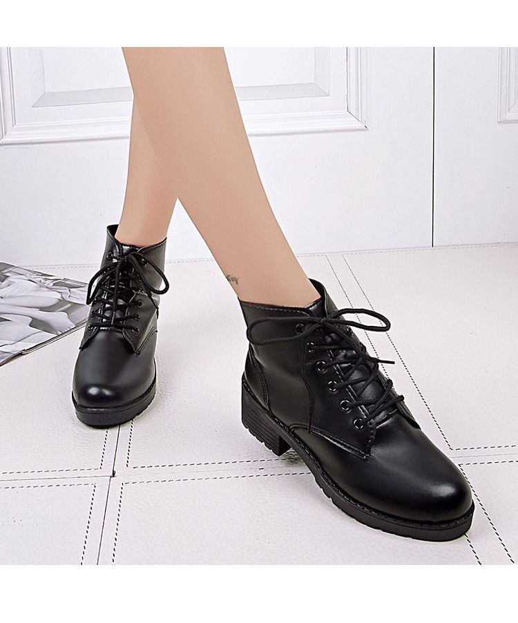 Giày boot nữ phong cách ulzzang đế cao 2cm B148