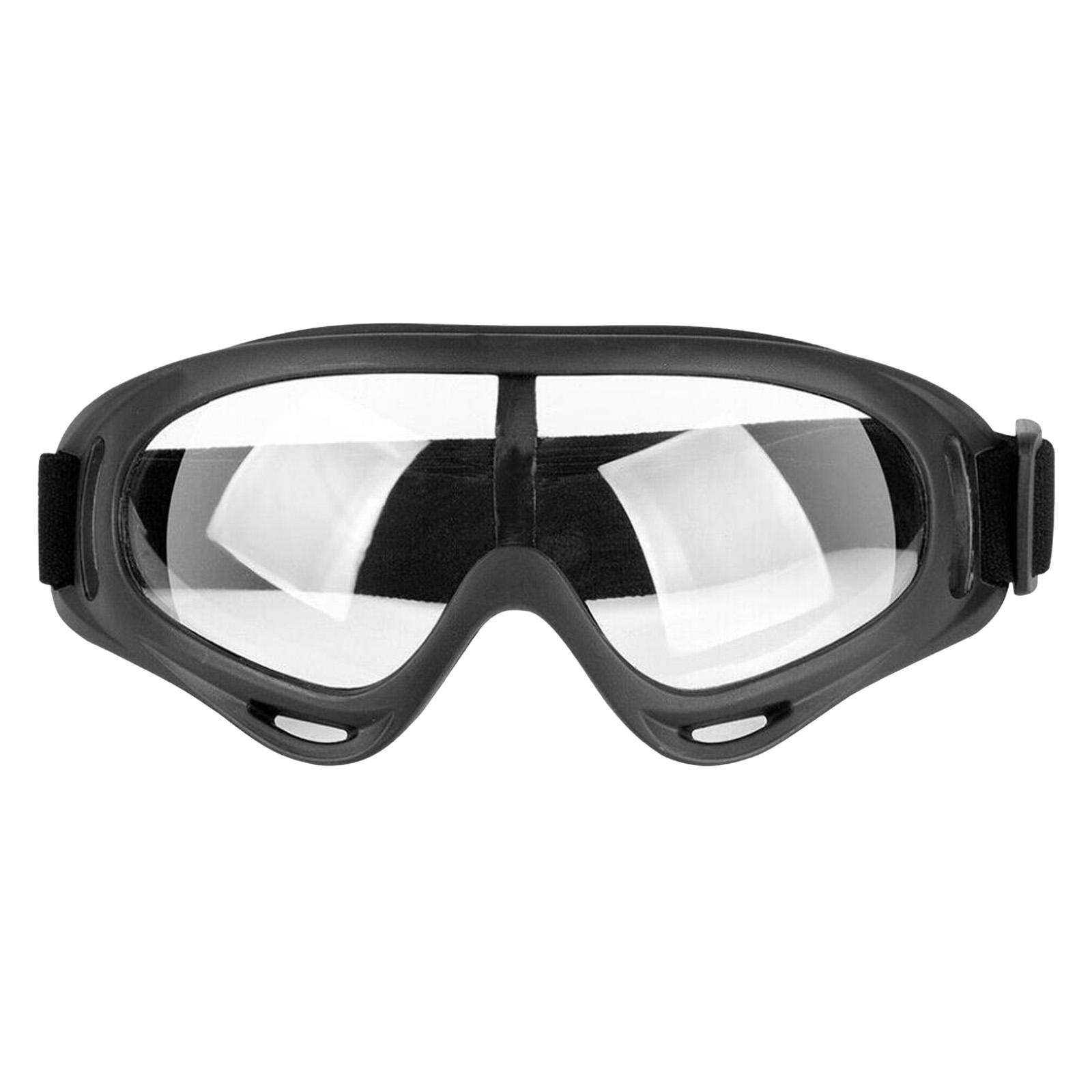 Protective Goggles Safety Anti Fog/Splash/Scratch Goggle Over Glasses Clear Eye Protection-Perfect for Construction, DIY, Shooting, Welding, Lab