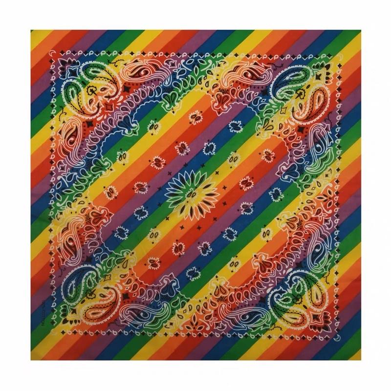 Khăn bandana cotton 7 màu size 55x55cm - Maben