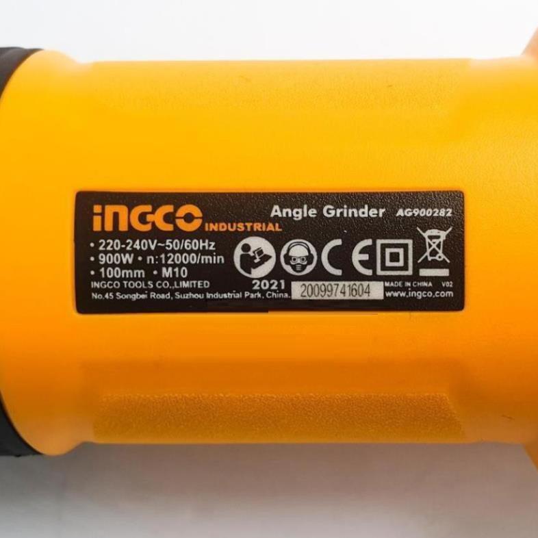 MÁY MÀI GÓC 900W 100MM INGCO AG900282- HÀNG CHÍNH HÃNG