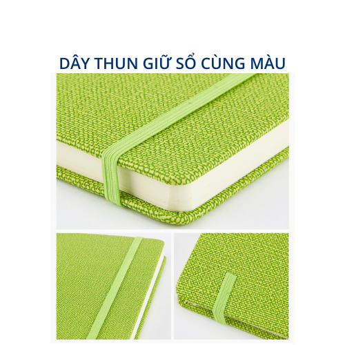 Sổ tay B5 bìa da ghi chép 200 trang nhiều màu sắc A16863