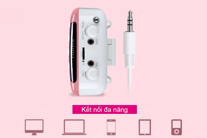 Loa kèm Mic trợ giảng Shidu mini chuyên nghiệp (bản ko dây) - Hàng nhập khẩu