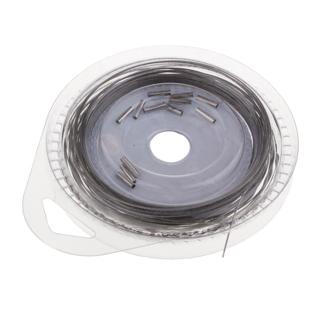 Fishing Line Wire Leader Stainless Steel Trace Lures 10m 7 Strands