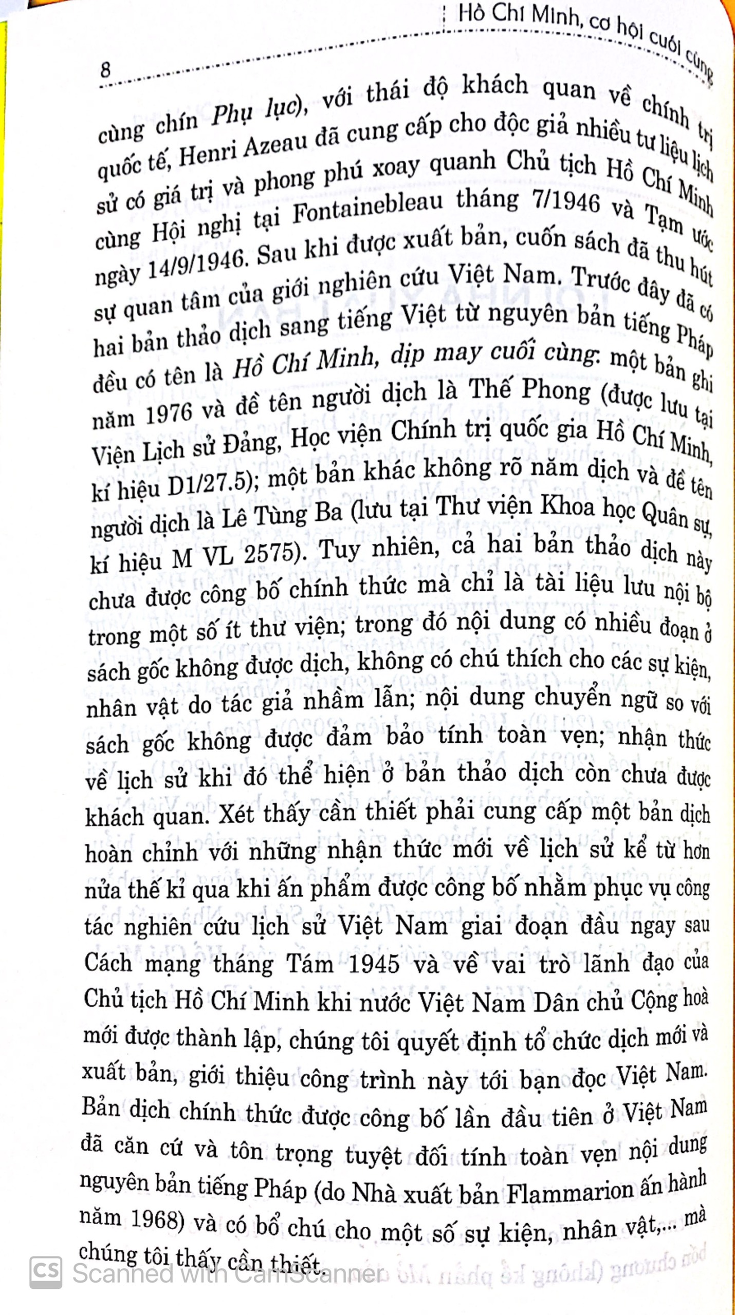 Hồ Chí Minh Cơ Hội Cuối Cùng (Bìa mềm)