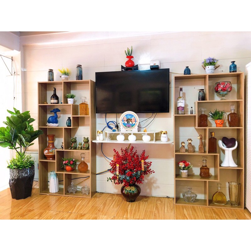 Kệ Sách Để Sàn Nhiều Ngăn - Giá Kệ Hình Chữ U