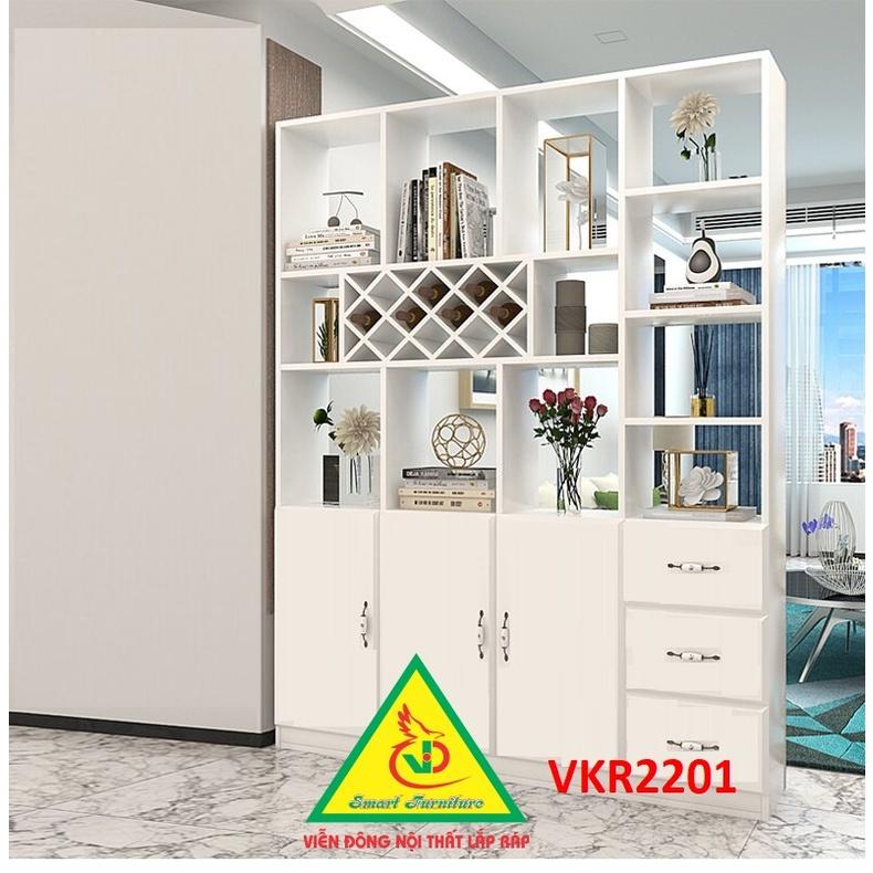 TỦ KỆ TRANG TRÍ KIÊM VÁCH NGĂN VKR2201 - Nội thất lắp ráp Viendong Adv