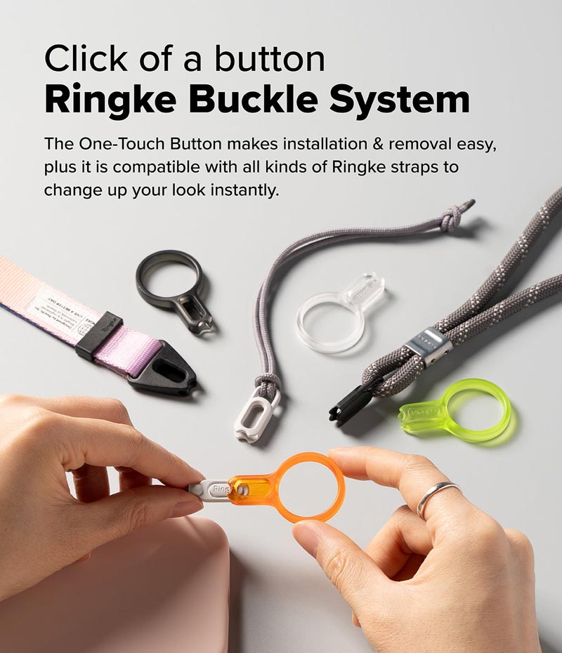 Dây đeo RINGKE Buckle Finger Ring Strap - Hàng Chính Hãng