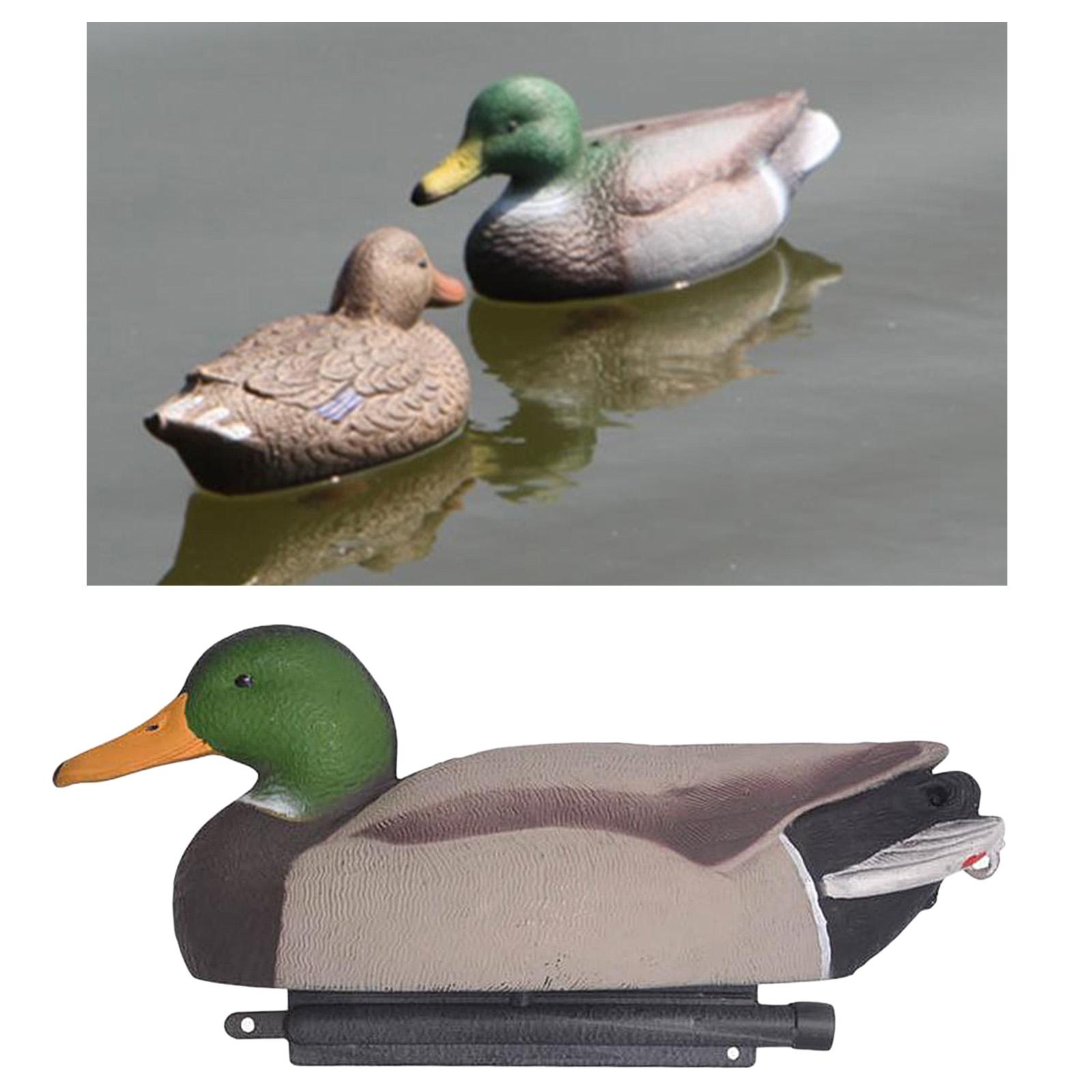 Lifelike Outdoor Hunting Floating Wild Mallard Duck Decoy Garden Lawn Yarn Decor