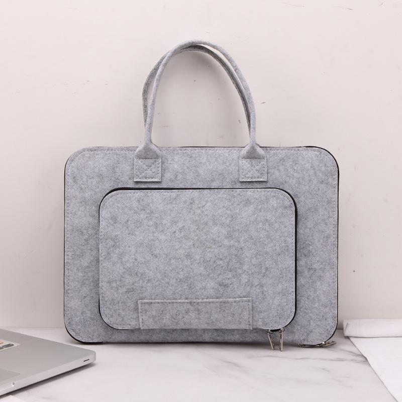 Thời Trang Di Động Túi Nỉ Túi Đựng Laptop 11.6 13.3 15.6 17.3 Inch Túi Máy Tính Dành Cho MacBook Pro 13 Ốp Lưng Xiaomi samsung HP Túi Xách