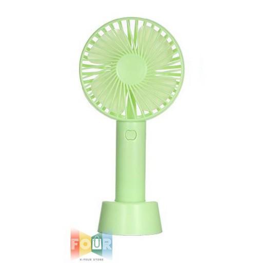 Quạt Cầm Tay Mini Để Bàn Sạc Pin Tích Điện 3 Tốc Độ Gió