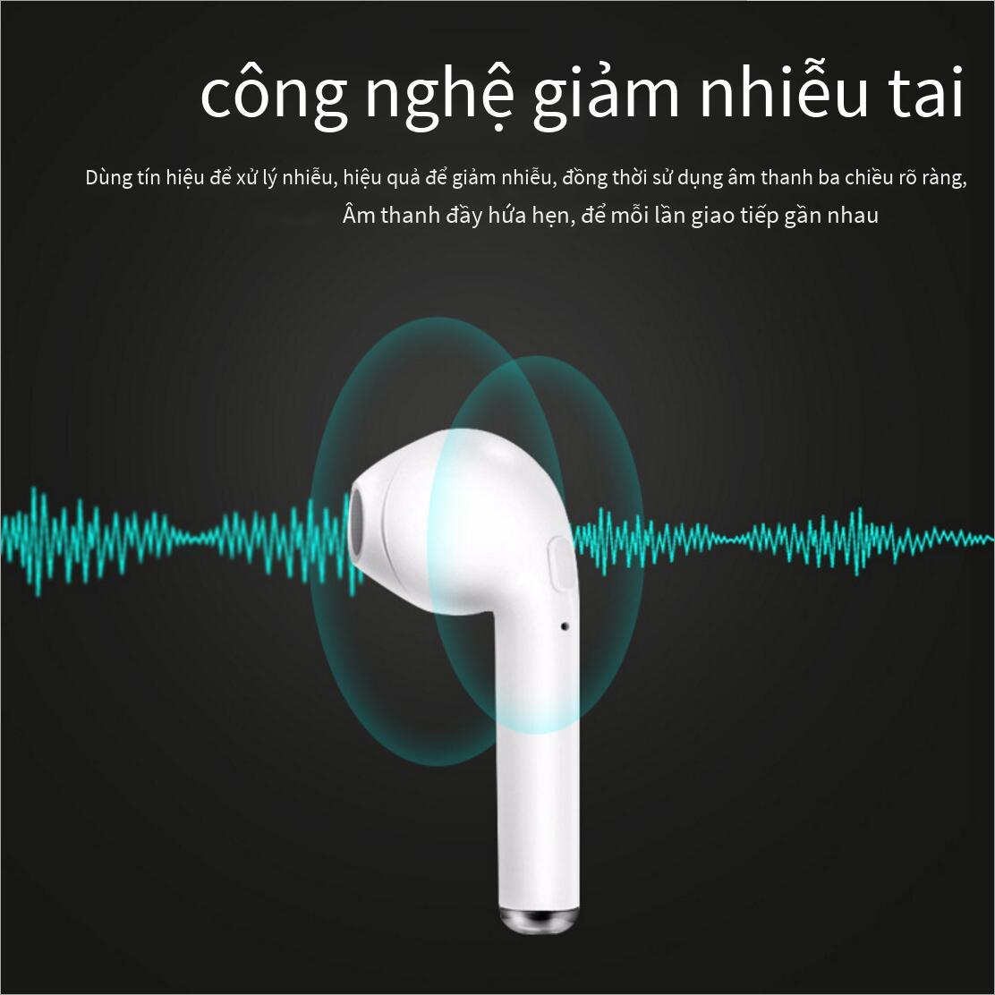 Khuyến mãi bán chạy tai nghe bluetooth không dây i7s tws 5.0 hai tai đôi có ngăn sạc tai nghe bluetooth i7 bán trực tiếp