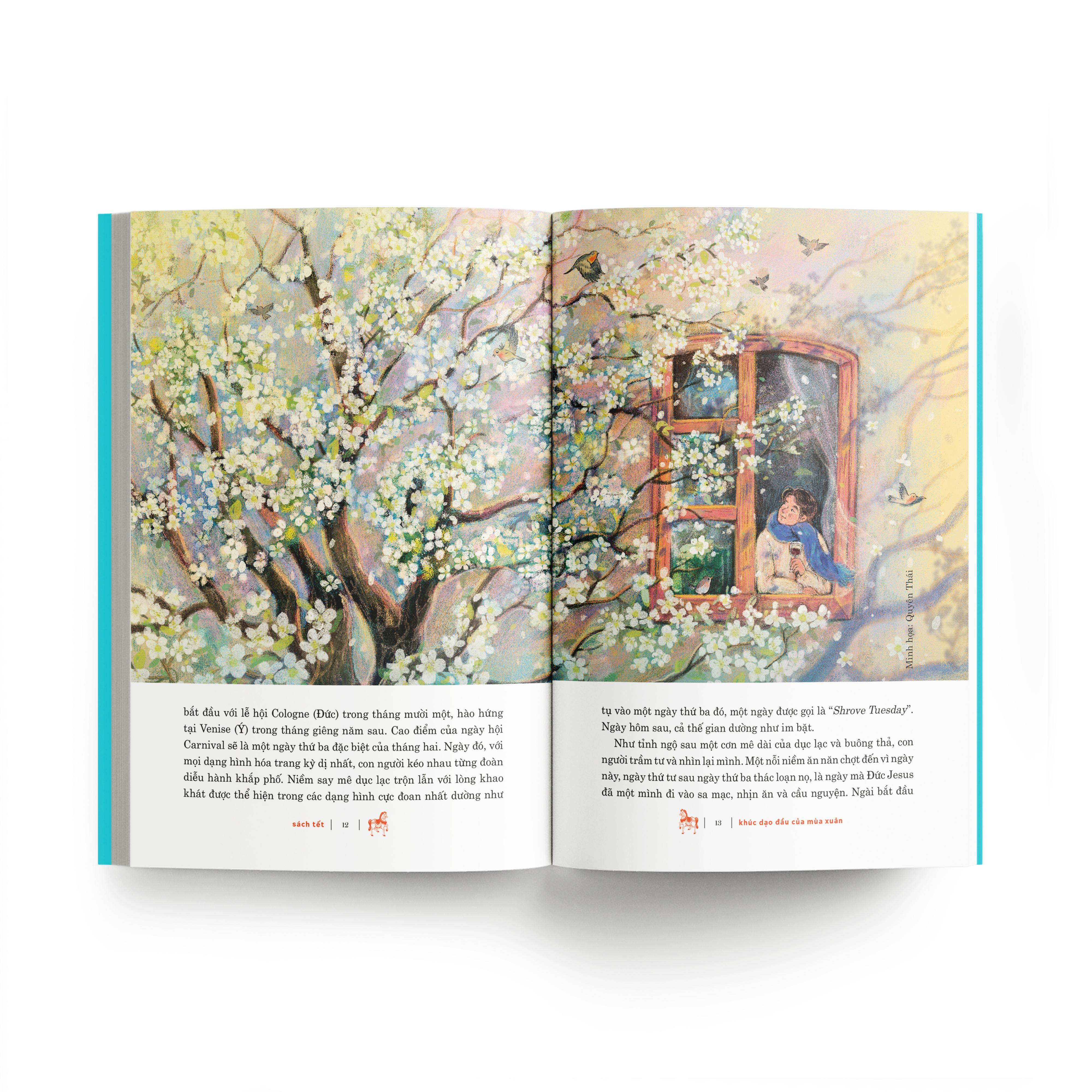 Sách - Sách Tết Bính Ngọ 2026 - Hợp Tuyển Văn Thơ Nhạc Hoạ Chủ Đề Mùa Xuân Và Ngày Tết - Ấn Bản Giới Hạn - Bìa Cứng - Tặng Kèm Hộp Sơn Mài + Tranh Sơn Mài