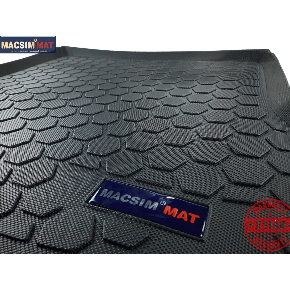 Thảm lót cốp xe ô tô MAZDA 3 / AXELA (SEDAN) 2017-2021 nhãn hiệu Macsim chất liệu TPV cao cấp màu đen (140)